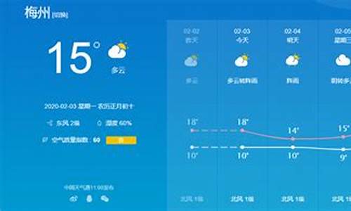 梅州天气预报15天查询百度百科_梅州天气
