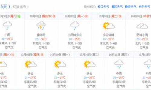 上海天气预报15天查询结果表最新_上海天