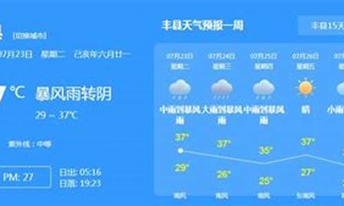 丰县30天最新天气预报_徐州丰县天气预报30天查询系统