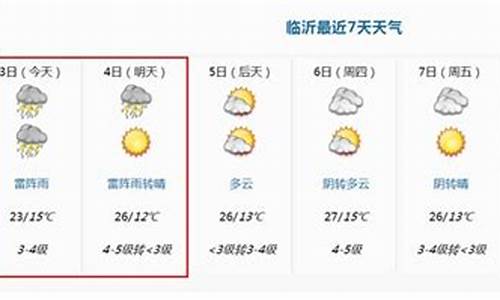 临沂市天气预报最新_临沂市天气情况